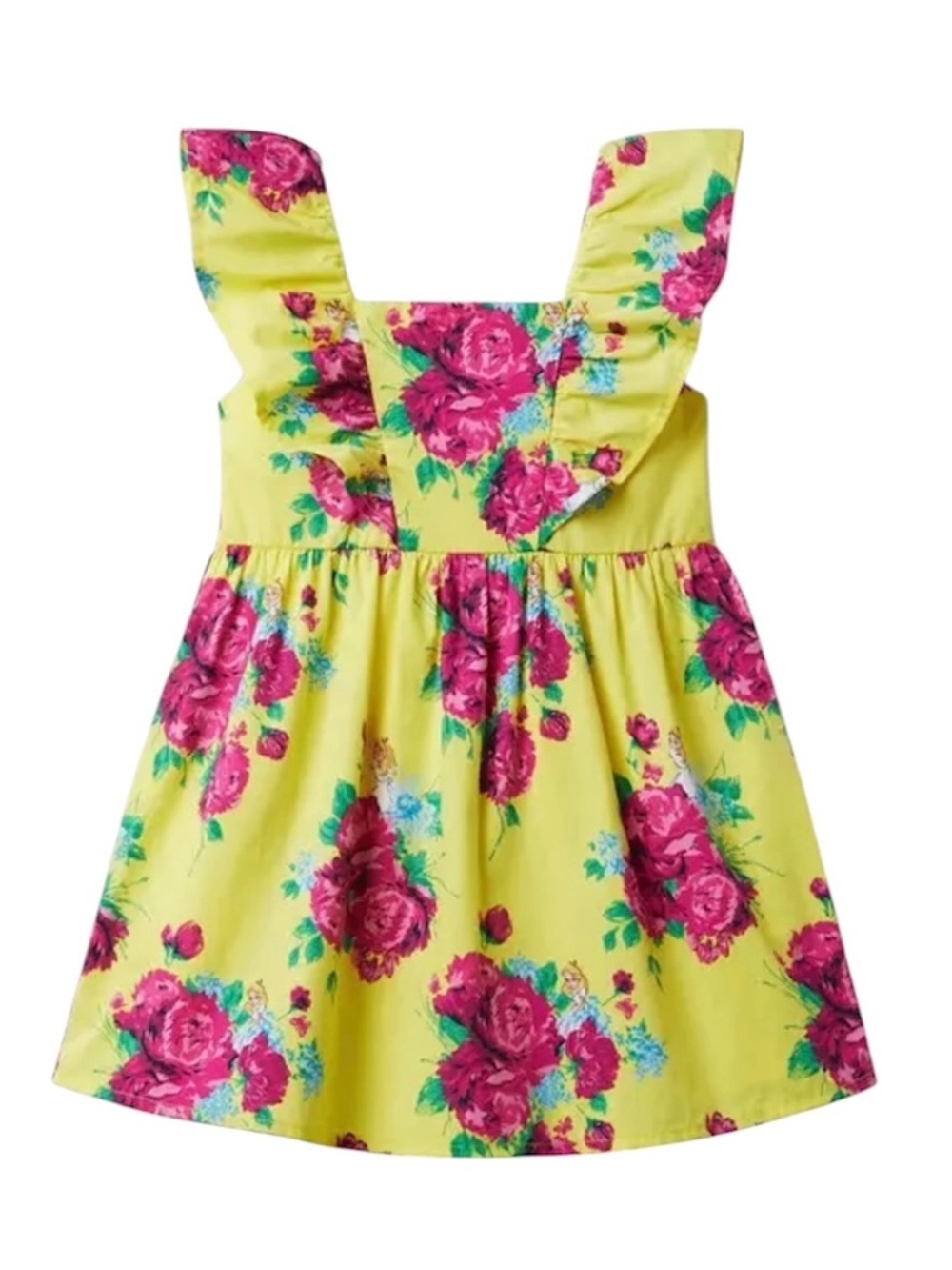 Disney Janie and Jack Toddler Floral Dress 100% Cotton. 18-24 Month